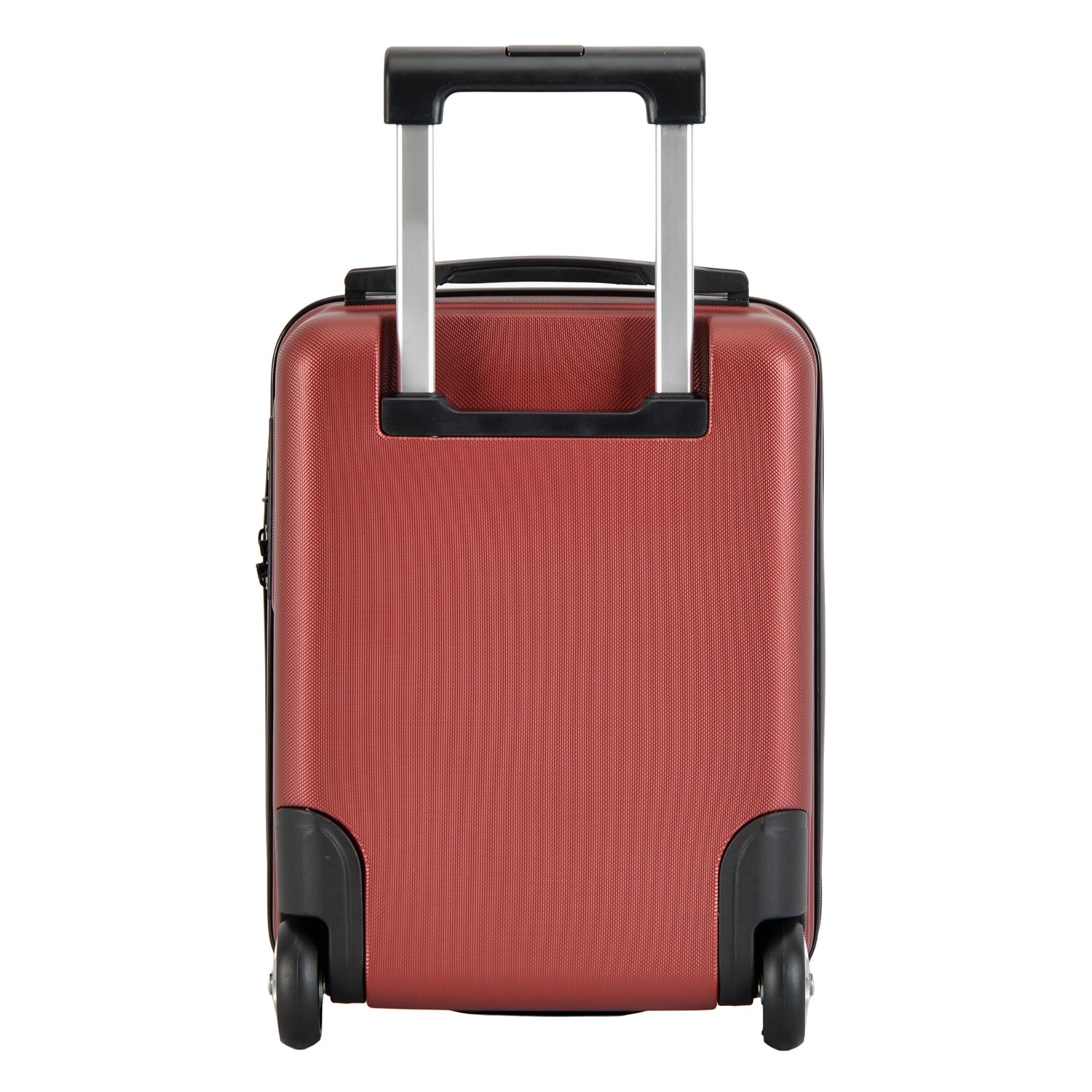 BONTOUR “CabinOne” Hand luggage WizzAir 40x30x20cm, 2 Wheels under seat trolley, Burgundy