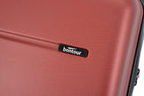 BONTOUR “CabinOne” Hand luggage WizzAir 40x30x20cm, 2 Wheels under seat trolley, Burgundy