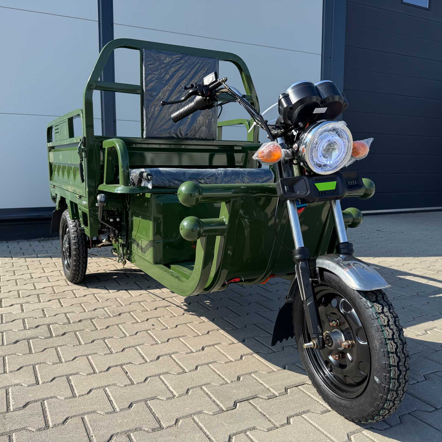 CargoCity 700 Elektromos platformos szállítóeszköz, 1000W, Zöld